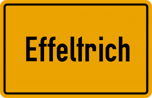 Ortsschild Effeltrich
