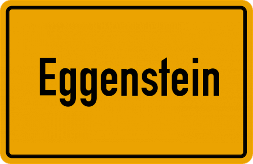 Ortsschild Eggenstein