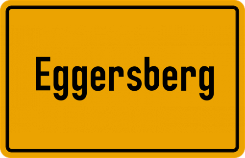 Ortsschild Eggersberg