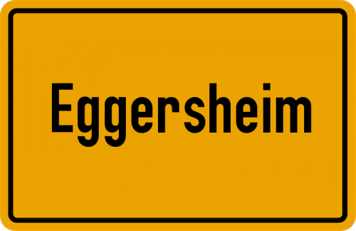Ortsschild Eggersheim
