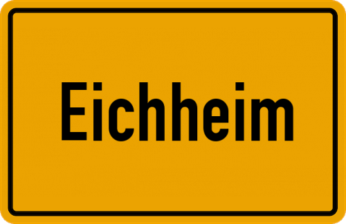 Ortsschild Eichheim