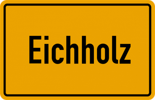 Ortsschild Eichholz