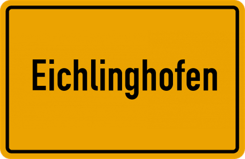 Ortsschild Eichlinghofen