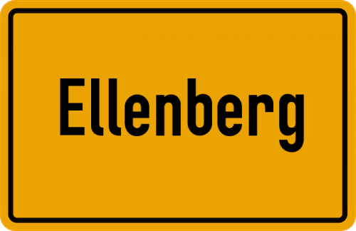 Ortsschild Ellenberg, Altmark