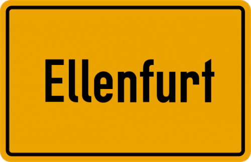 Ortsschild Ellenfurt