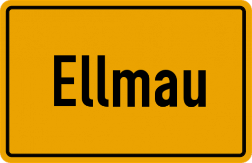 Ortsschild Ellmau