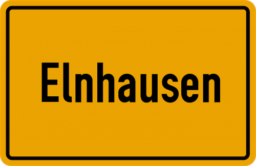 Ortsschild Elnhausen