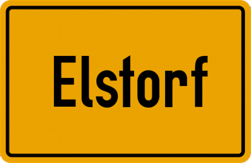 Ortsschild Elstorf