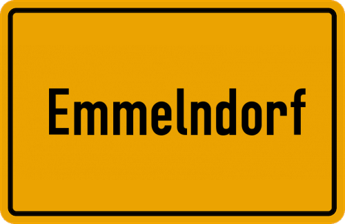 Ortsschild Emmelndorf