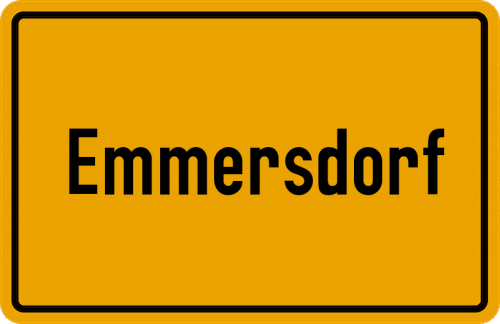 Ortsschild Emmersdorf