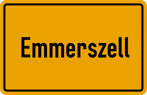 Ortsschild Emmerszell