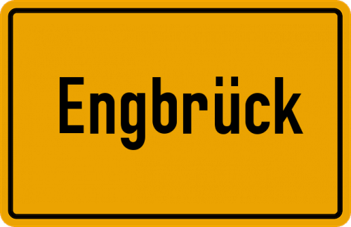 Ortsschild Engbrück