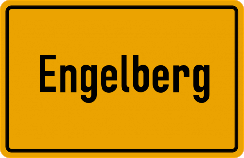 Ortsschild Engelberg