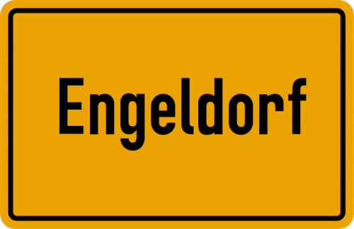 Ortsschild Engeldorf