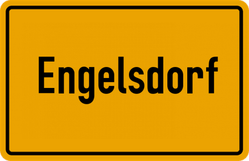Ortsschild Engelsdorf