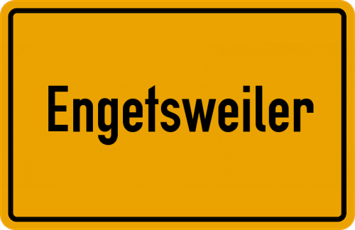Ortsschild Engetsweiler