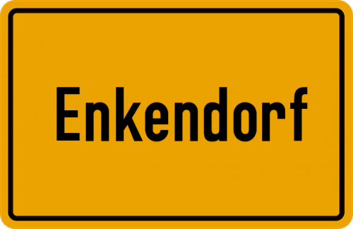 Ortsschild Enkendorf