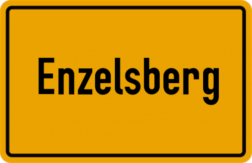Ortsschild Enzelsberg