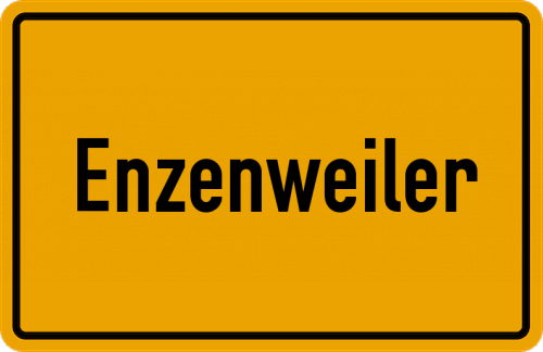 Ortsschild Enzenweiler