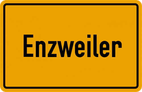 Ortsschild Enzweiler