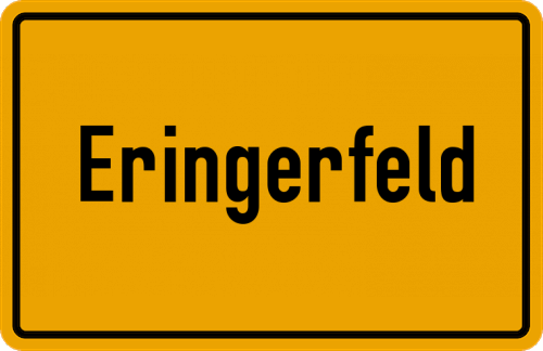 Ortsschild Eringerfeld