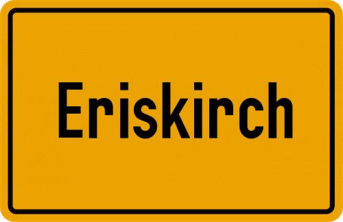 Ortsschild Eriskirch
