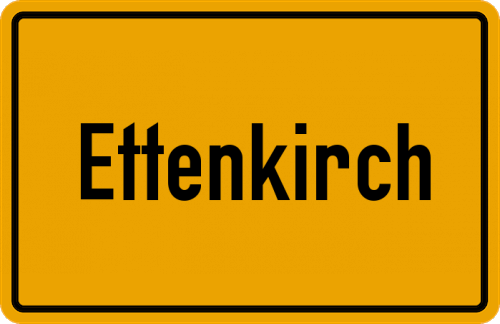 Ortsschild Ettenkirch
