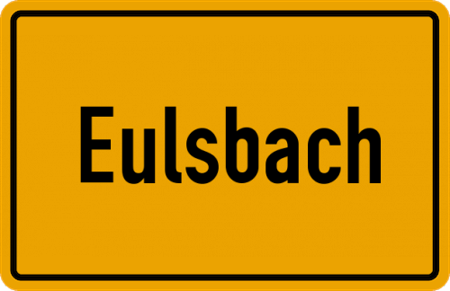 Ortsschild Eulsbach