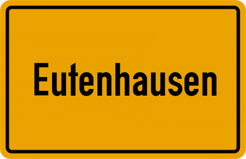 Ortsschild Eutenhausen
