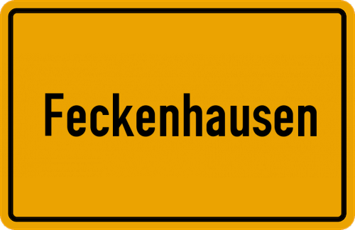 Ortsschild Feckenhausen