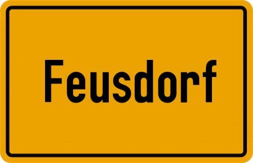Ortsschild Feusdorf