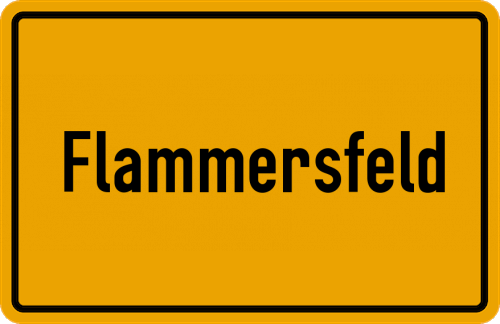 Ortsschild Flammersfeld