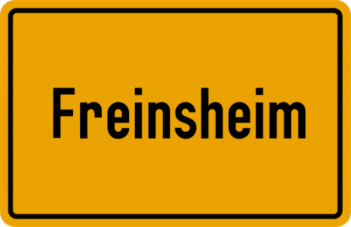 Ortsschild Freinsheim