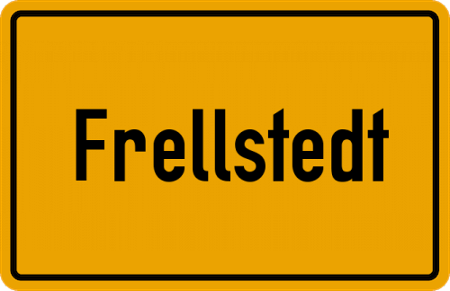 Ortsschild Frellstedt