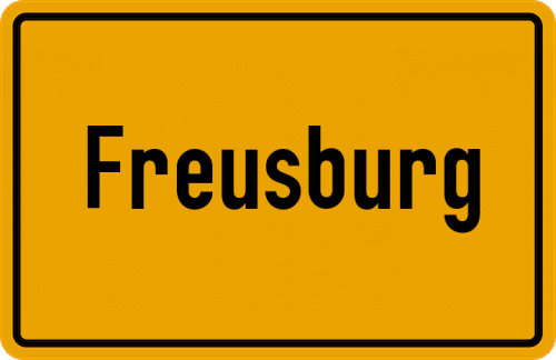 Ortsschild Freusburg