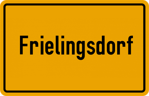 Ortsschild Frielingsdorf