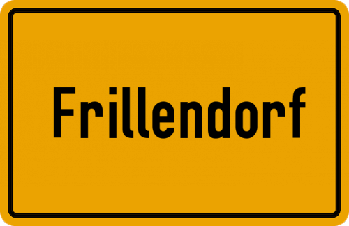 Ortsschild Frillendorf