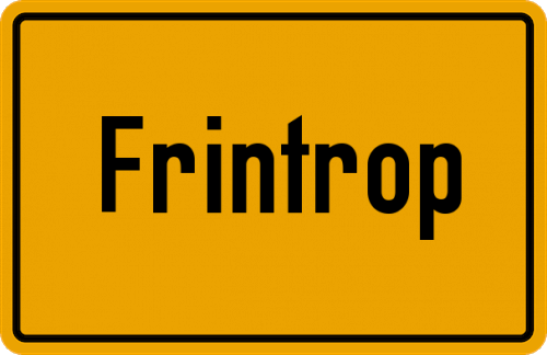 Ortsschild Frintrop