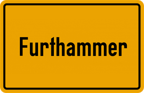 Ortsschild Furthammer