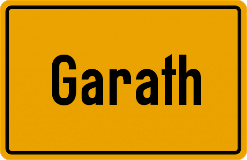 Ortsschild Garath