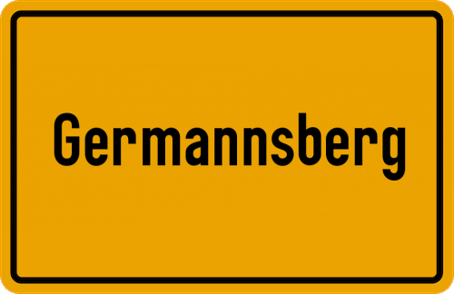 Ortsschild Germannsberg