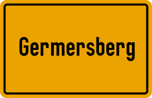 Ortsschild Germersberg