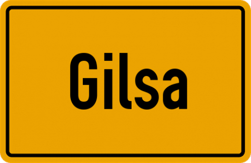 Ortsschild Gilsa
