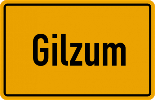 Ortsschild Gilzum