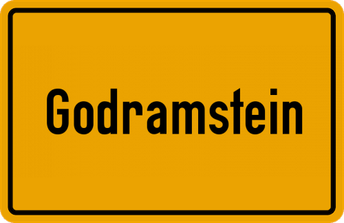 Ortsschild Godramstein