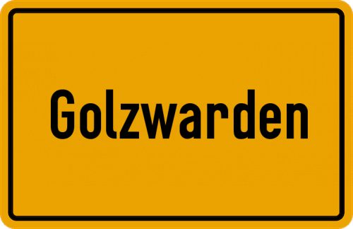 Ortsschild Golzwarden