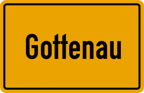 Ortsschild Gottenau