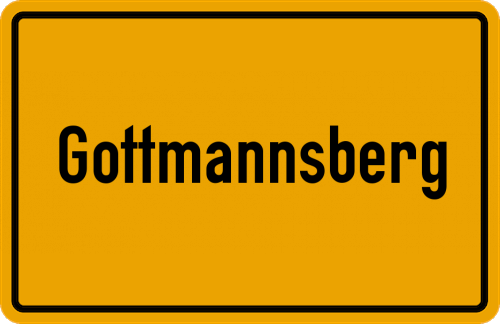 Ortsschild Gottmannsberg