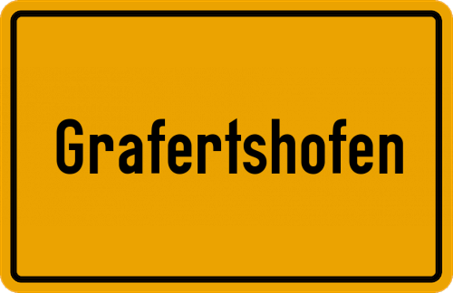 Ortsschild Grafertshofen