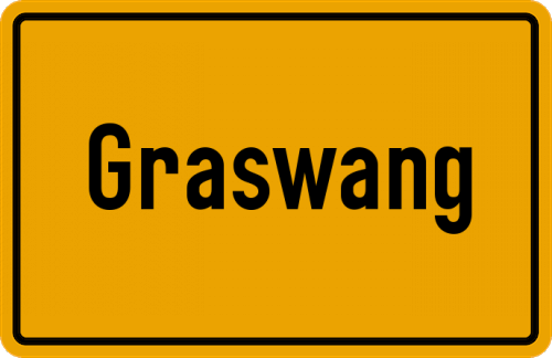 Ortsschild Graswang